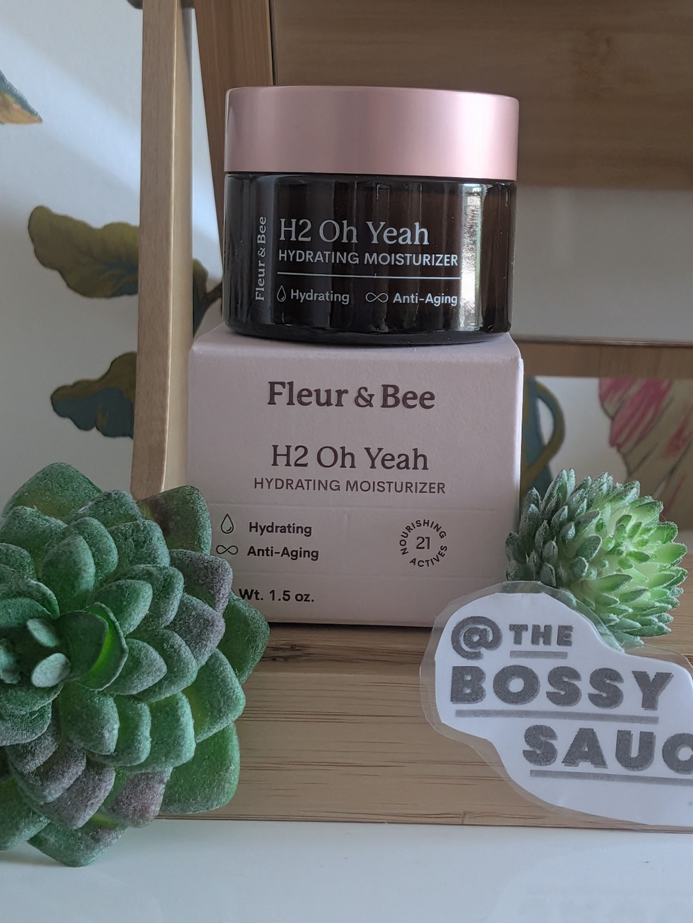 Fleur & Bee H2 Oh Yeah Hydrating Moisturizer NWT 1.5 OZ